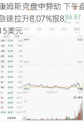 康斯托克能源盘中异动 股价大跌5.00%报17.47美元